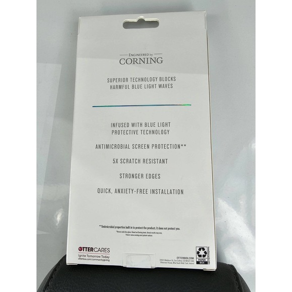 OtterBox Amplify Glass Blue Light Guard Screen Protector for iPhone 13 Pro Max - Picture 3 of 3